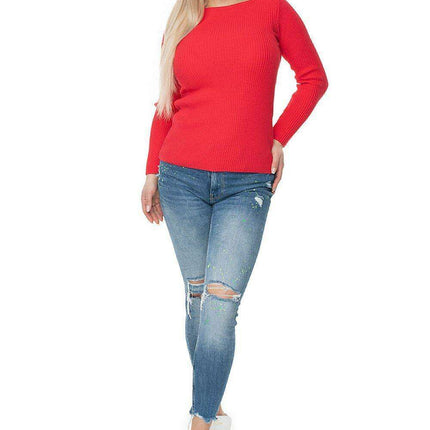 Stylish Striped Boat Neck Sweater - Très Elite