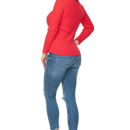 Stylish Striped Boat Neck Sweater - Très Elite