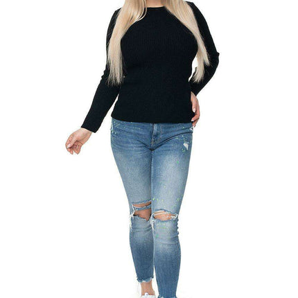 Stylish Striped Boat Neck Sweater - Très Elite