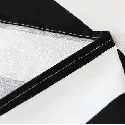 Stylish Striped Canvas Tablecloth | Timeless Elegance and Durability