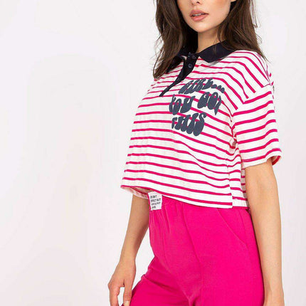 Stylish Striped Polo Tee - Très Elite