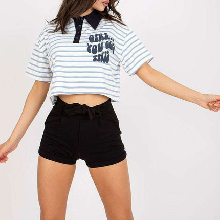 Stylish Striped Polo Tee - Très Elite