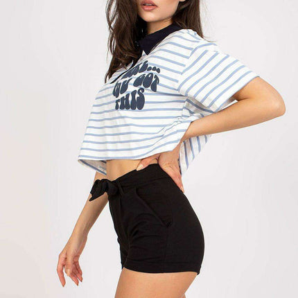 Stylish Striped Polo Tee - Très Elite