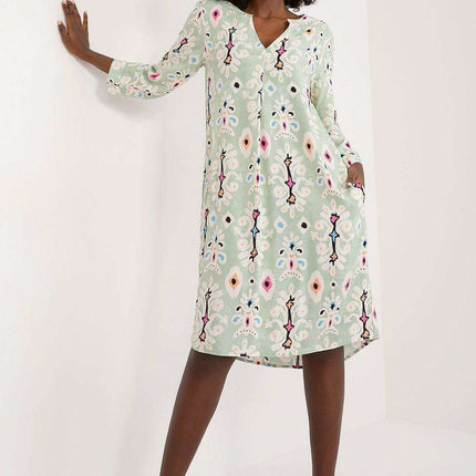 Stylish Striped Viscose Casual Dress