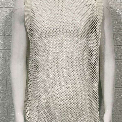 Stylish Summer Sleeveless Knit Vest for Men - Ultimate Casual Comfort - Très Elite