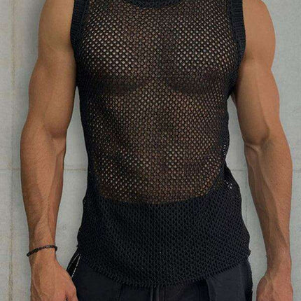 Stylish Summer Sleeveless Knit Vest for Men - Ultimate Casual Comfort - Très Elite