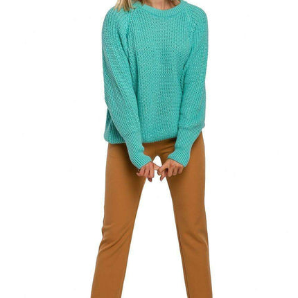 Stylish Textured Knit Pullover - Très Elite