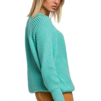 Stylish Textured Knit Pullover - Très Elite