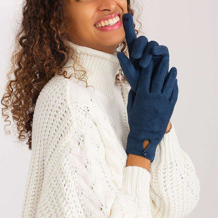 Stylish Touchscreen Gloves with Geometric Floral Design - Très Elite