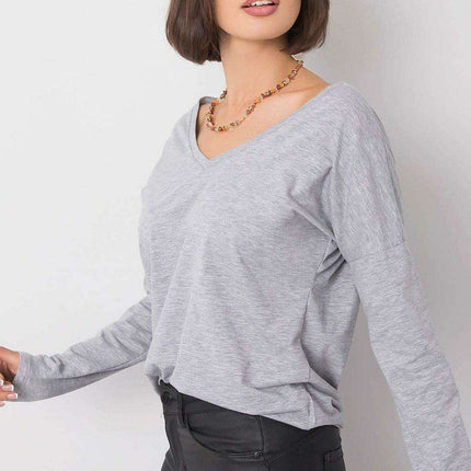 Stylish V-Neck Cotton Top - Très Elite