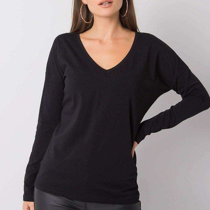 Stylish V-Neck Cotton Top - Très Elite