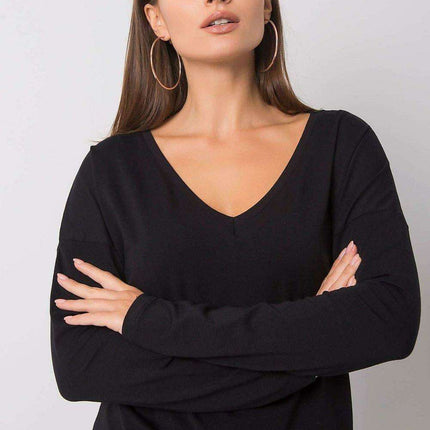 Stylish V-Neck Cotton Top - Très Elite