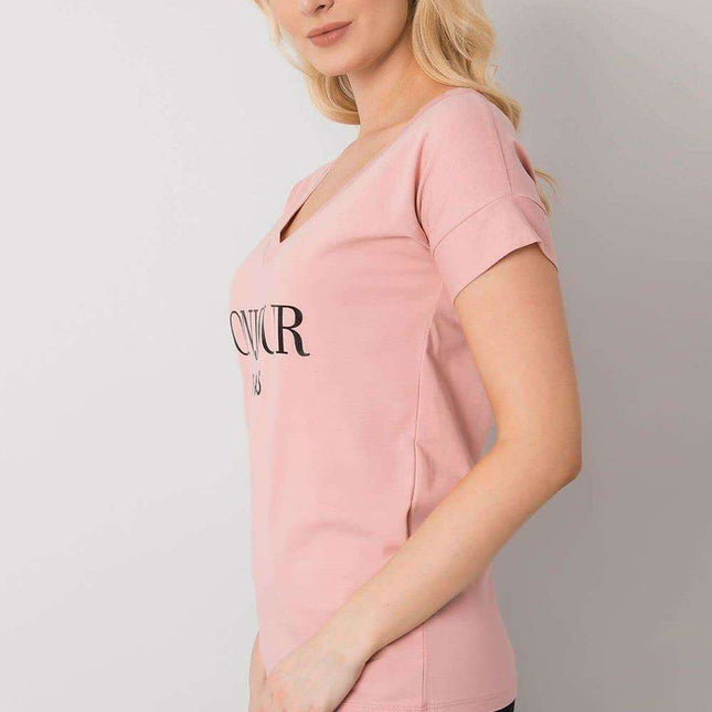 Stylish V-Neck Women's T-Shirt