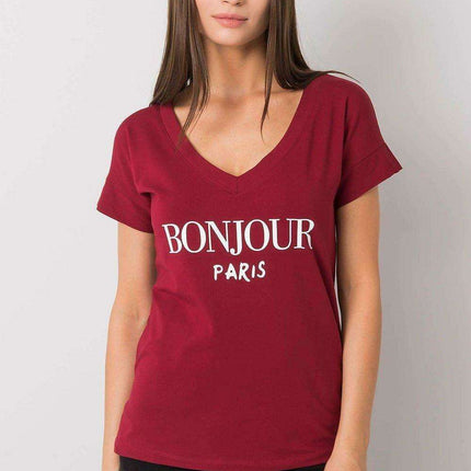 Stylish V-Neck Women's T-Shirt - Très Elite