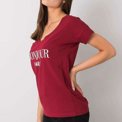 Stylish V-Neck Women's T-Shirt - Très Elite
