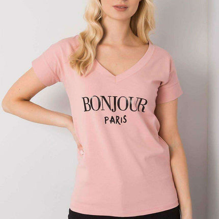 Stylish V-Neck Women's T-Shirt