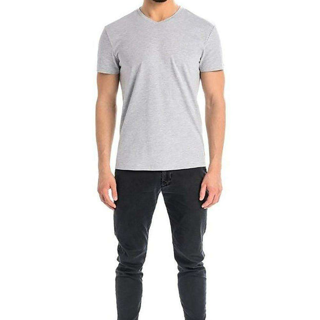 Stylish White Cotton Men's T-Shirt with Unique Shoulder Design