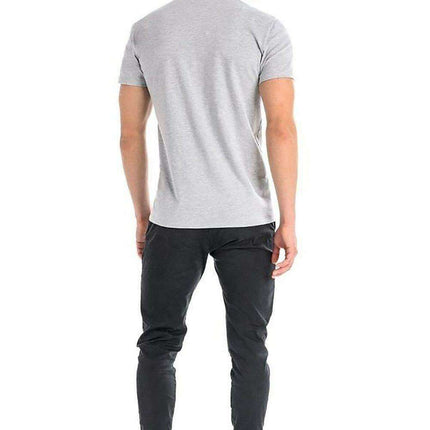 Stylish White Cotton Men's T-Shirt with Unique Shoulder Design - Très Elite