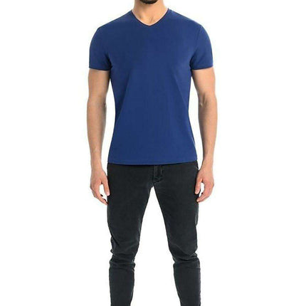 Stylish White Cotton Men's T-Shirt with Unique Shoulder Design - Très Elite