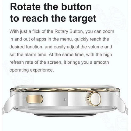 Stylish White Fitness Smartwatch with Comprehensive Health Tracking and NFC Integration - Très Elite