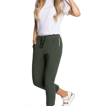 Stylish Women's Cotton Stretch Trousers for All-Day Comfort - Très Elite