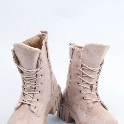Stylish Women's Lace-Up Boots - Model 171122 - Très Elite