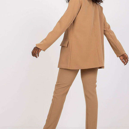 Stylish Womens Long Sleeve Jacket With Button Closure - Très Elite