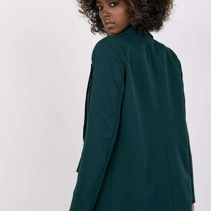 Stylish Womens Long Sleeve Jacket With Button Closure - Très Elite
