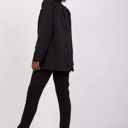 Stylish Womens Long Sleeve Jacket With Button Closure - Très Elite