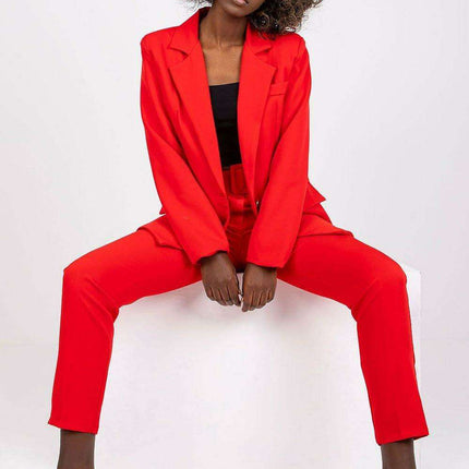 Stylish Womens Long Sleeve Jacket With Button Closure - Très Elite