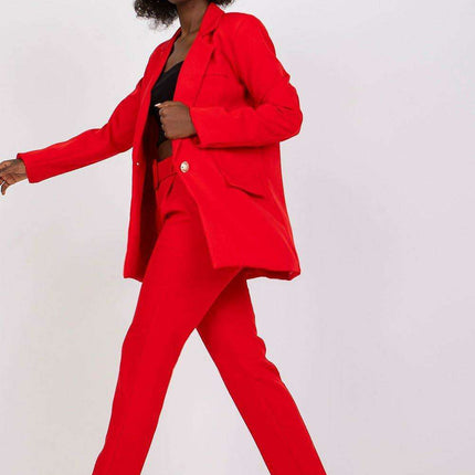 Stylish Womens Long Sleeve Jacket With Button Closure - Très Elite