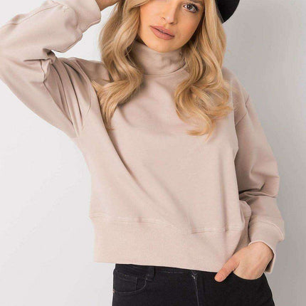 Stylish Women's Turtleneck Sweatshirt - Très Elite