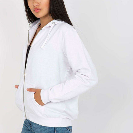 Stylish Women's Zip-Up Sweatshirt - Soft Cotton-Poly Blend Hoodie - Très Elite