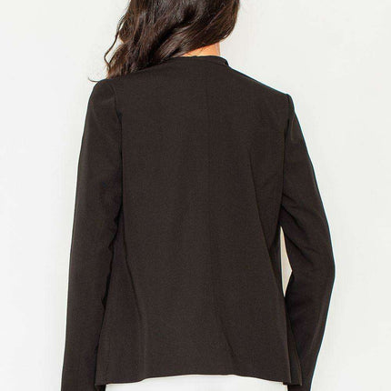 Stylish Zip-Up Jacket with Trendy Zip Pockets and Sizing Information - Très Elite