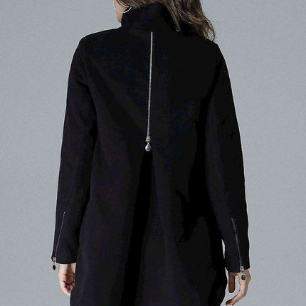 Stylish Zippered Sleeve Fashion Jacket by Lenitif - Très Elite