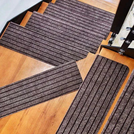 Stylish and Secure Plush Stair Mat Collection with Elegant Patterns - Très Elite