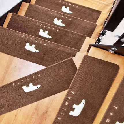 Stylish and Secure Plush Stair Mat Collection with Elegant Patterns - Très Elite