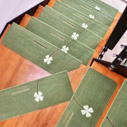 Stylish and Secure Plush Stair Mat Collection with Elegant Patterns - Très Elite