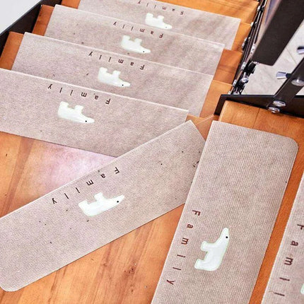 Stylish and Secure Plush Stair Mat Collection with Elegant Patterns - Très Elite