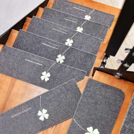 Stylish and Secure Plush Stair Mat Collection with Elegant Patterns - Très Elite