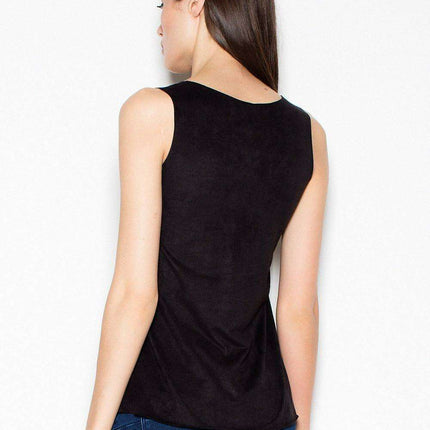 Suede Shoulder Blouse - Chic Versatility for Every Occasion - Très Elite