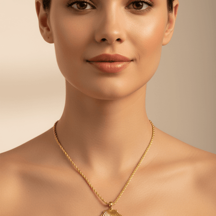 Summer Beach Ocean Shell Necklace – Stainless Steel Fashion Jewelry - Très Elite