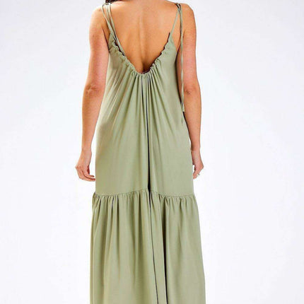 Summer Breeze Ruffle Maxi Dress - Très Elite