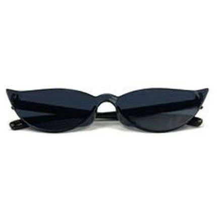 Vibrant Rimless Cat Eye Sunglasses for Fashion-Forward Summer Looks