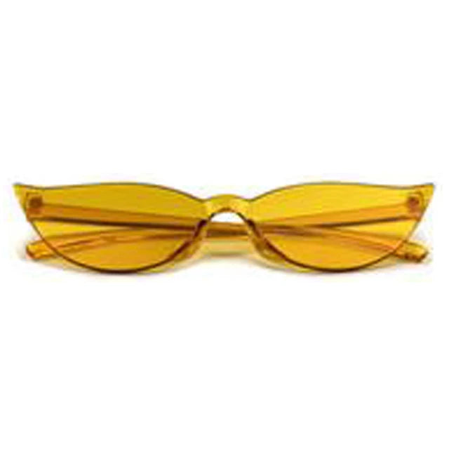 Summer Candy-Colored Transparent Cat Eye Sunglasses