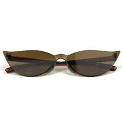 Vibrant Rimless Cat Eye Sunglasses for Fashion-Forward Summer Looks