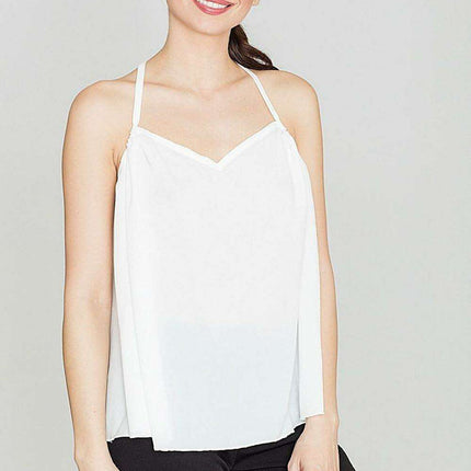 Summer Chic Frill Back Blouse with Elegant Splendor - Très Elite