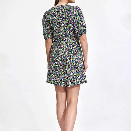 Summer Elegance Button-Up Mini Dress - Très Elite