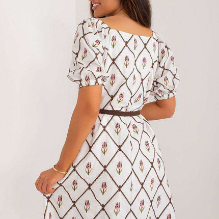 Summer Elegance Embroidered Cotton Dress - Très Elite