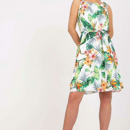 Summer Elegance Ruffle Midi Dress Casual Chic Everyday Wear - Très Elite